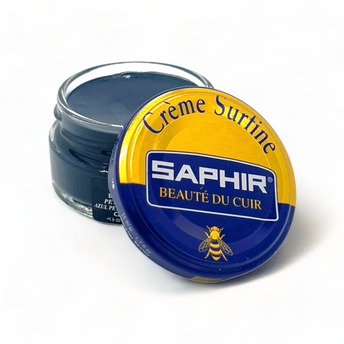 Cirage Crème Surfine Bleu Pétrole - Saphir - 50 ml -