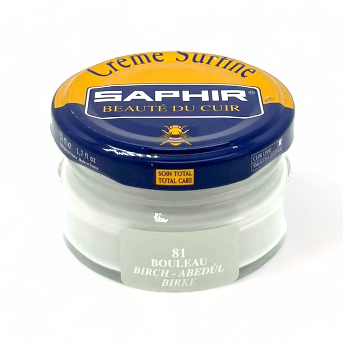 Cirage Crème Surfine Bouleau - Saphir - 50 ml - Accessoires