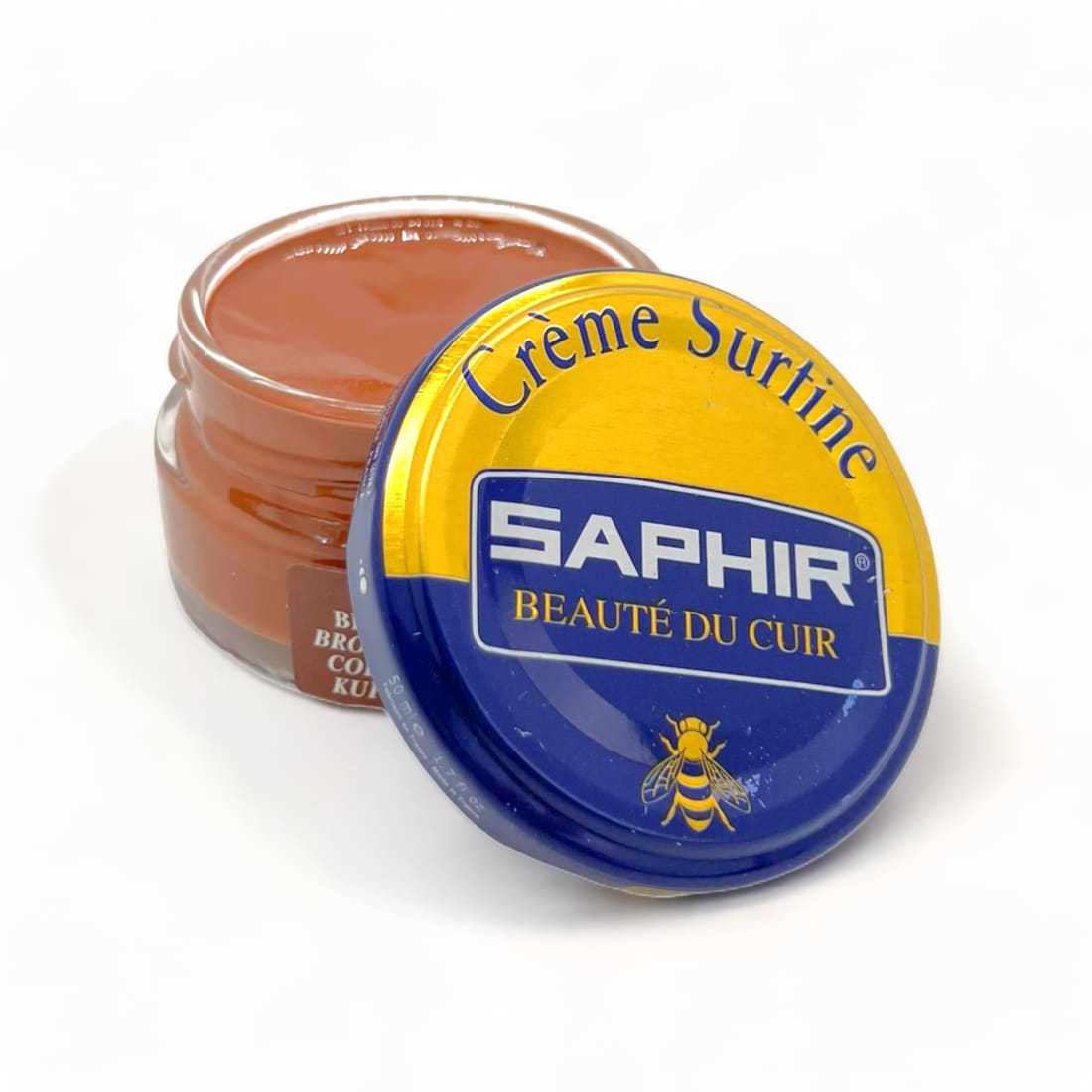 Cirage Crème Surfine Brun Cuivré - Saphir - 50 ml -