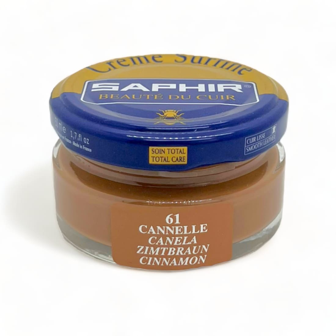 Cirage Crème Surfine Cannelle - Saphir - 50 ml - Accessoires