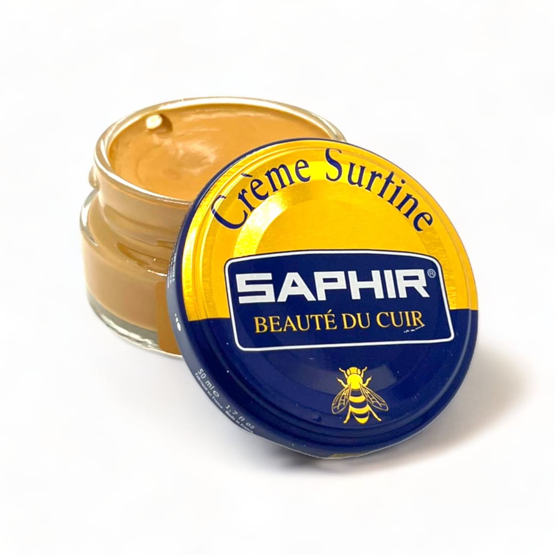 Cirage Crème Surfine Caramel - Saphir - 50 ml - Accessoires