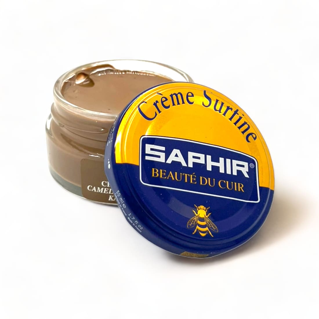 Cirage Crème Surfine Chameau - Saphir - 50 ml - Accessoires