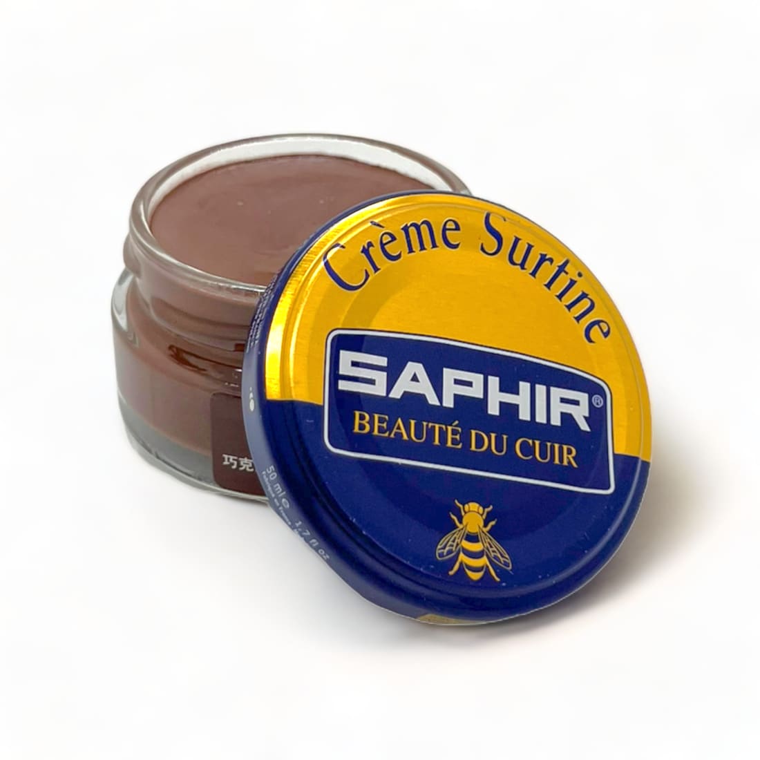 Cirage Crème Surfine Chocolat - Saphir - 50 ml - Accessoires