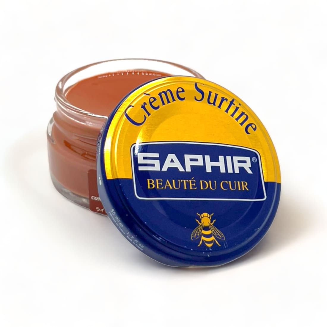 Cirage Crème Surfine Cognac Clair - Saphir - 50 ml -