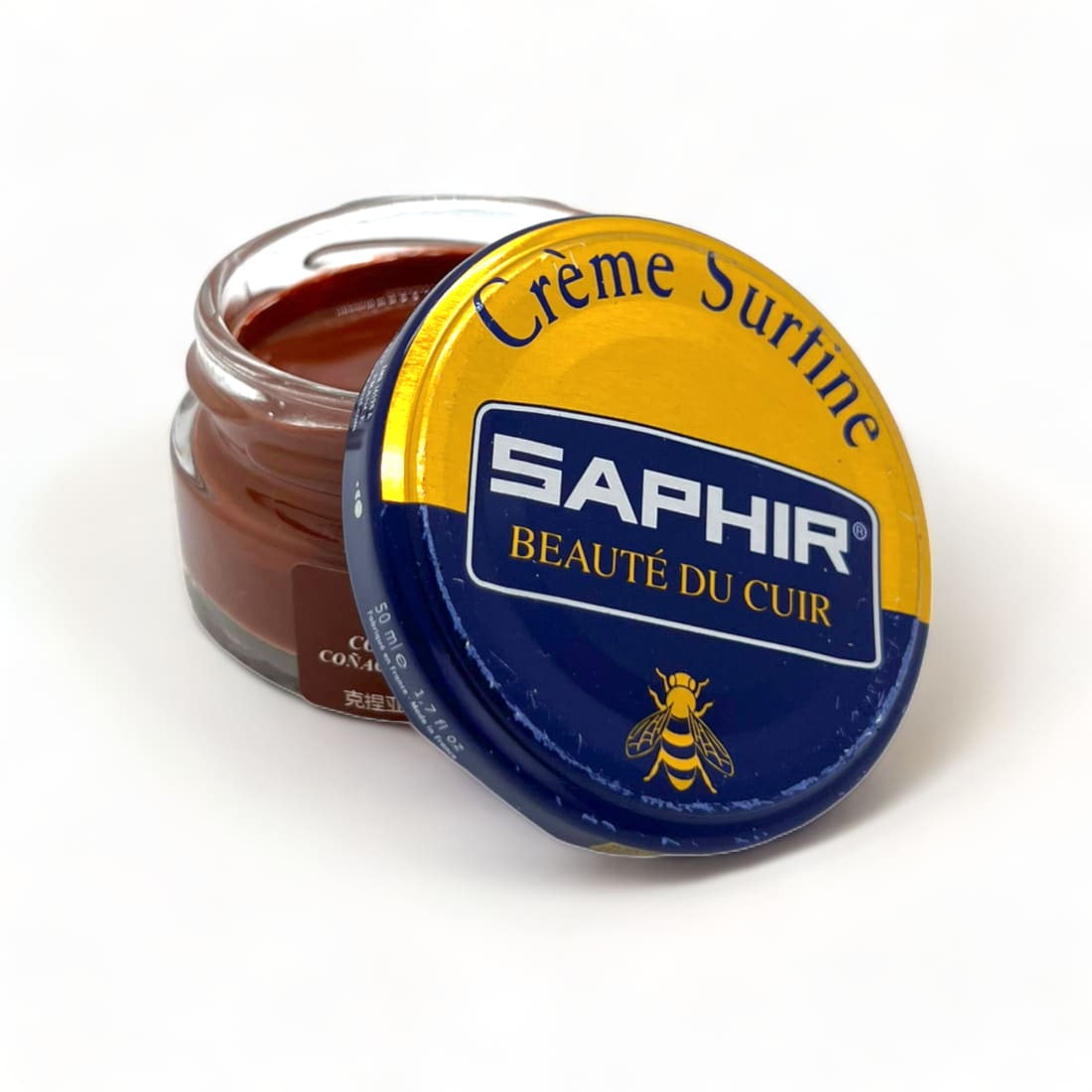 Cirage Crème Surfine Cognac - Saphir - 50 ml - Accessoires