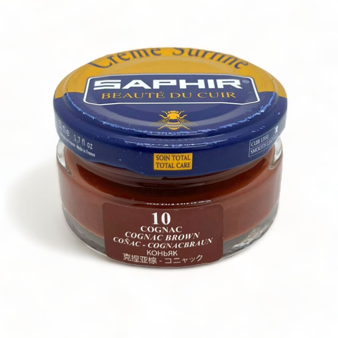 Cirage Crème Surfine Cognac - Saphir - 50 ml - Accessoires