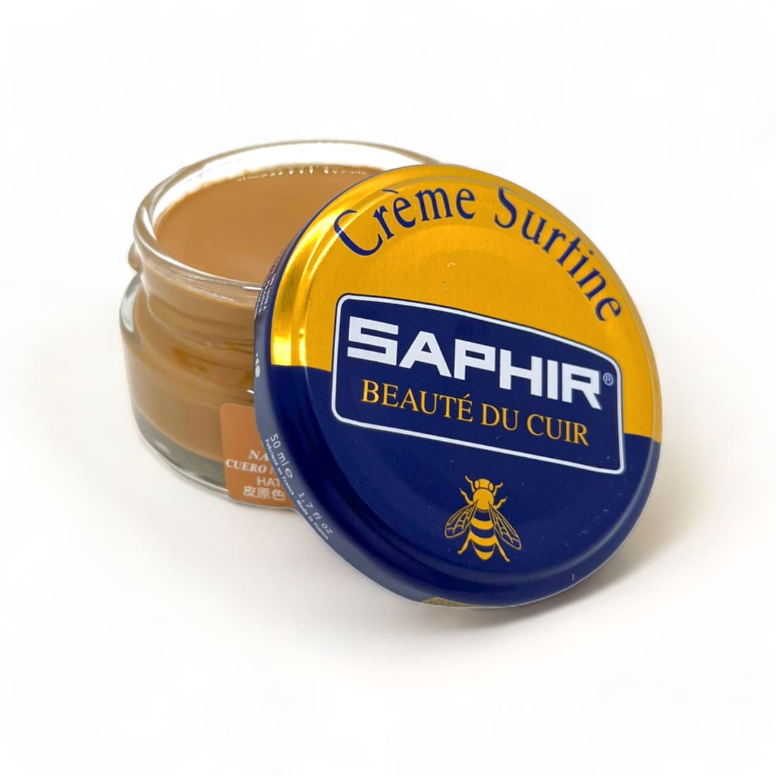 Cirage Crème Surfine Cuir Naturel - Saphir - 50 ml -