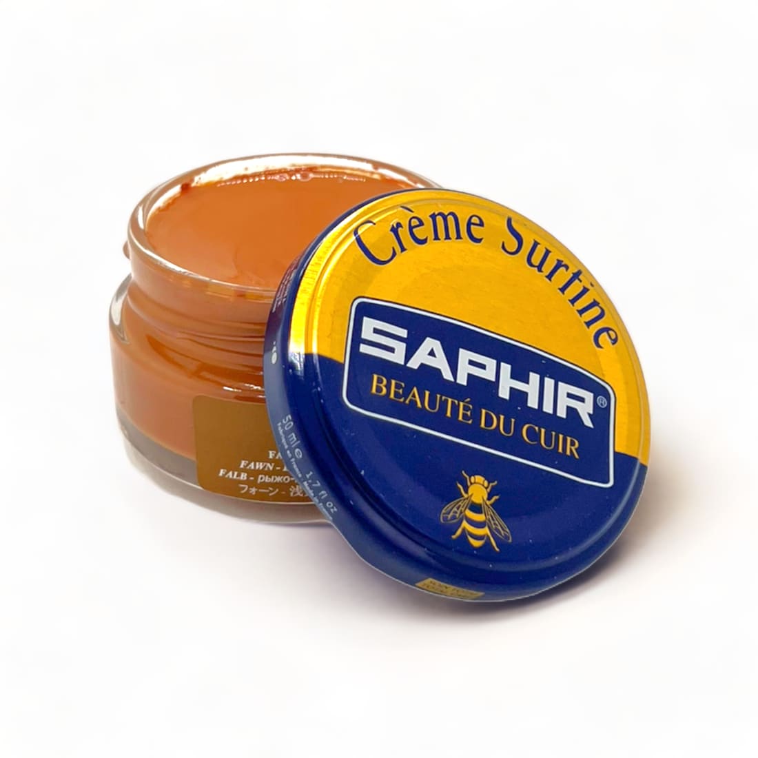 Cirage Crème Surfine Fauve - Saphir - 50 ml - Accessoires