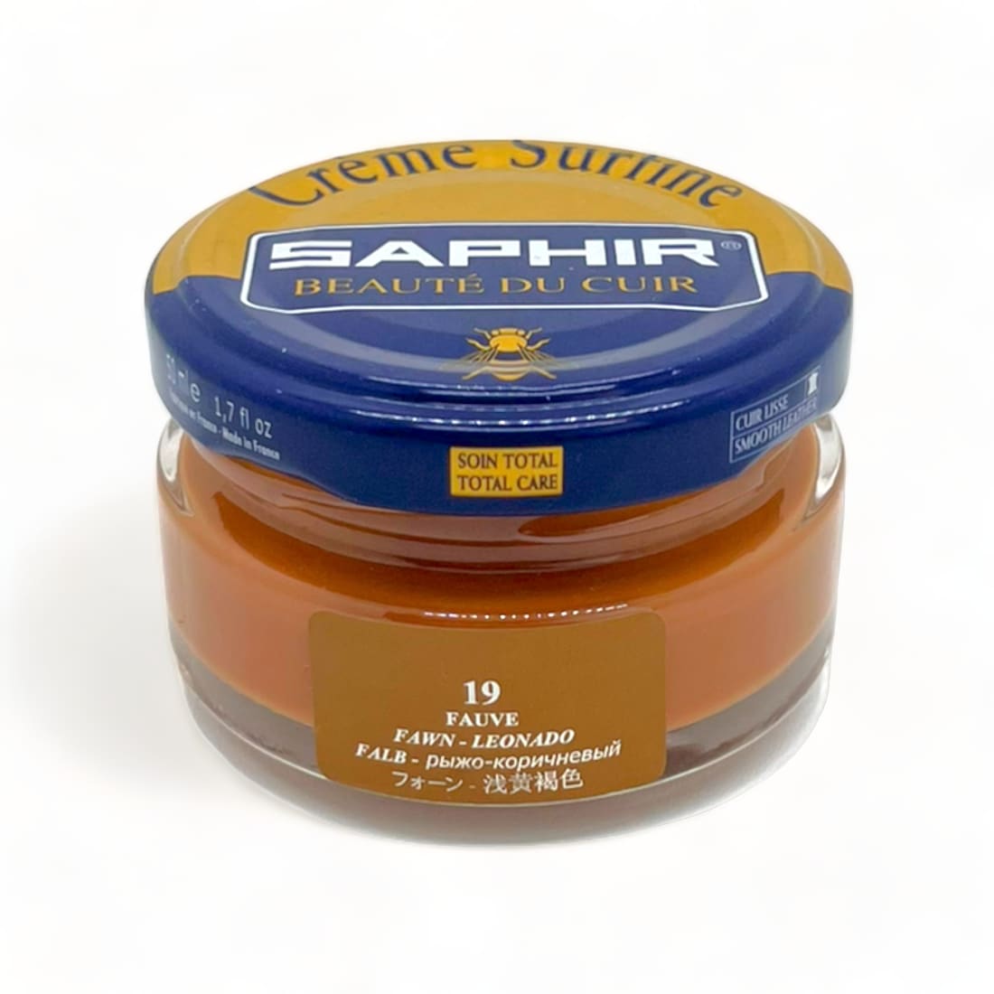 Cirage Crème Surfine Fauve - Saphir - 50 ml - Accessoires