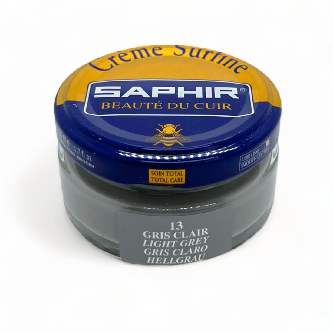 Cirage Crème Surfine Gris Clair - Saphir - 50 ml -