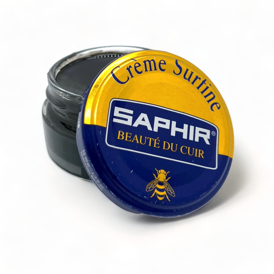 Cirage Crème Surfine Gris Foncé - Saphir - 50 ml -