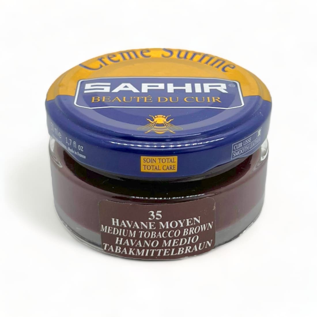 Cirage Crème Surfine Havane Moyen - Saphir - 50 ml -