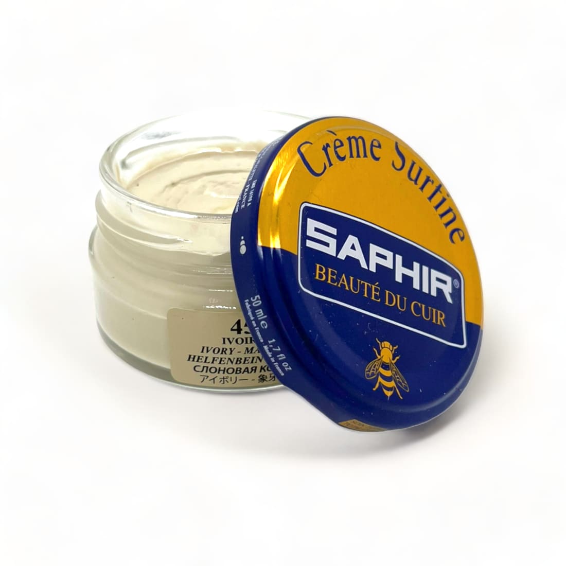 Cirage Crème Surfine Ivoire - Saphir - 50 ml - Accessoires