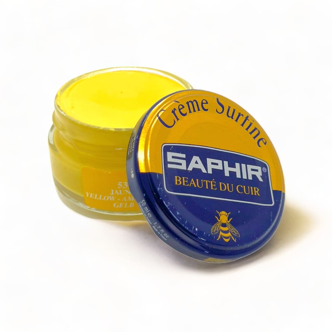 Cirage Crème Surfine Jaune - Saphir - 50 ml - Accessoires