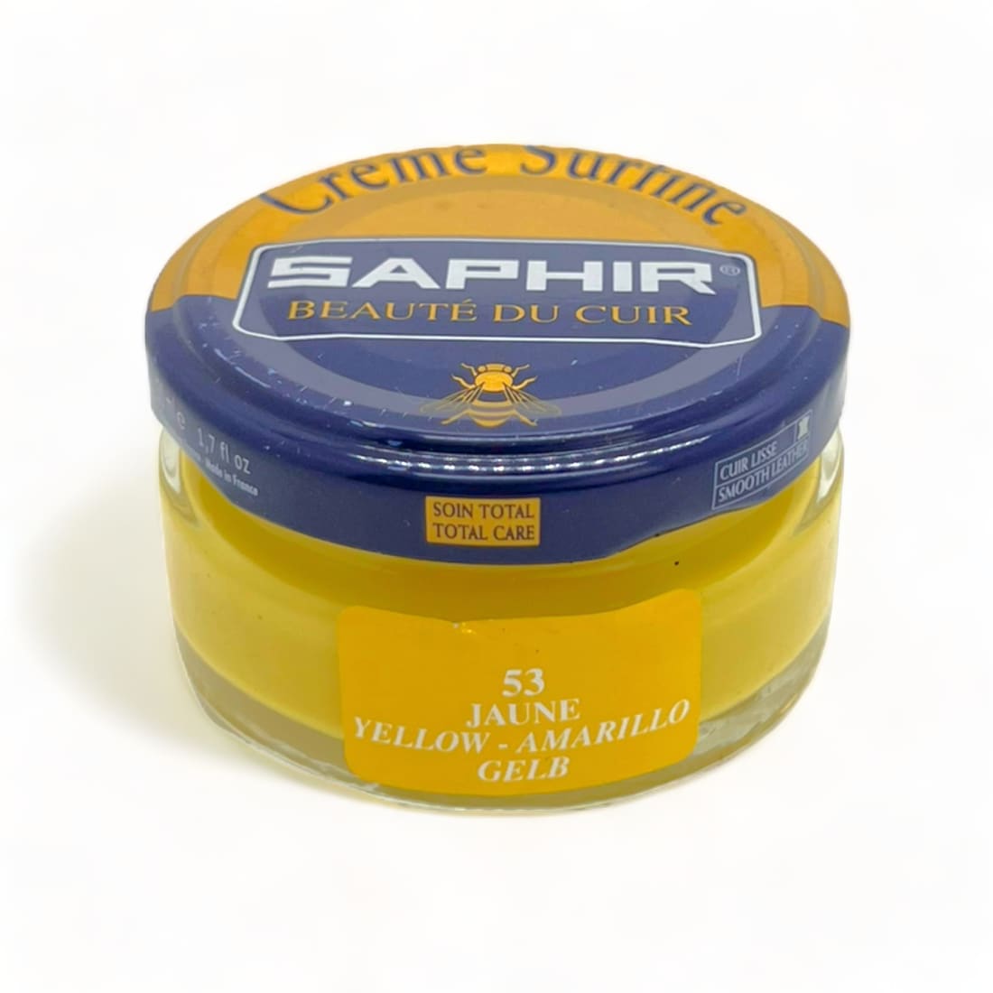 Cirage Crème Surfine Jaune - Saphir - 50 ml - Accessoires