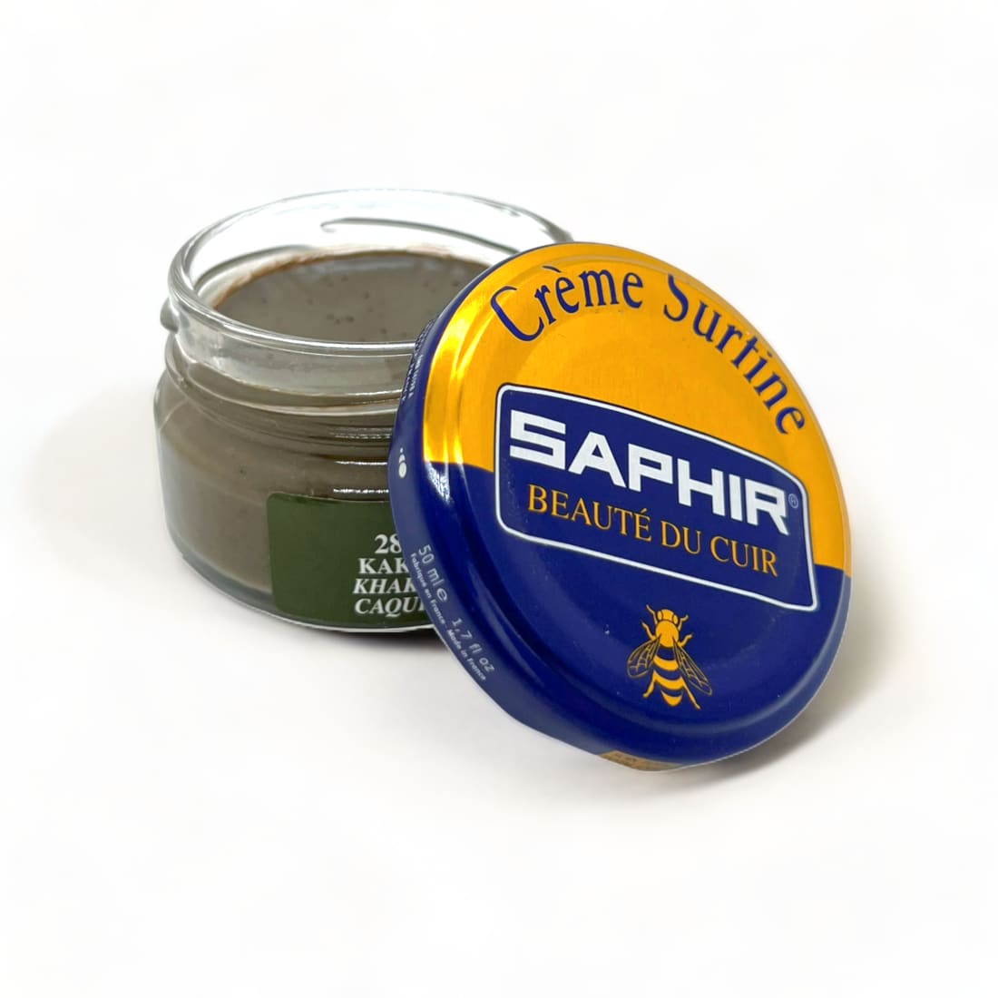 Cirage Crème Surfine Kaki - Saphir - 50 ml - Accessoires