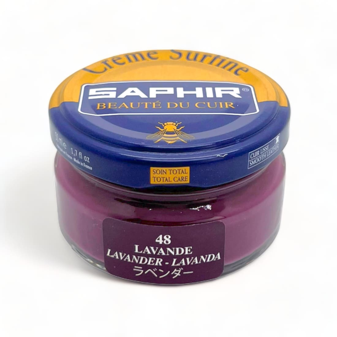 Cirage Crème Surfine Lavande - Saphir - 50 ml - Accessoires