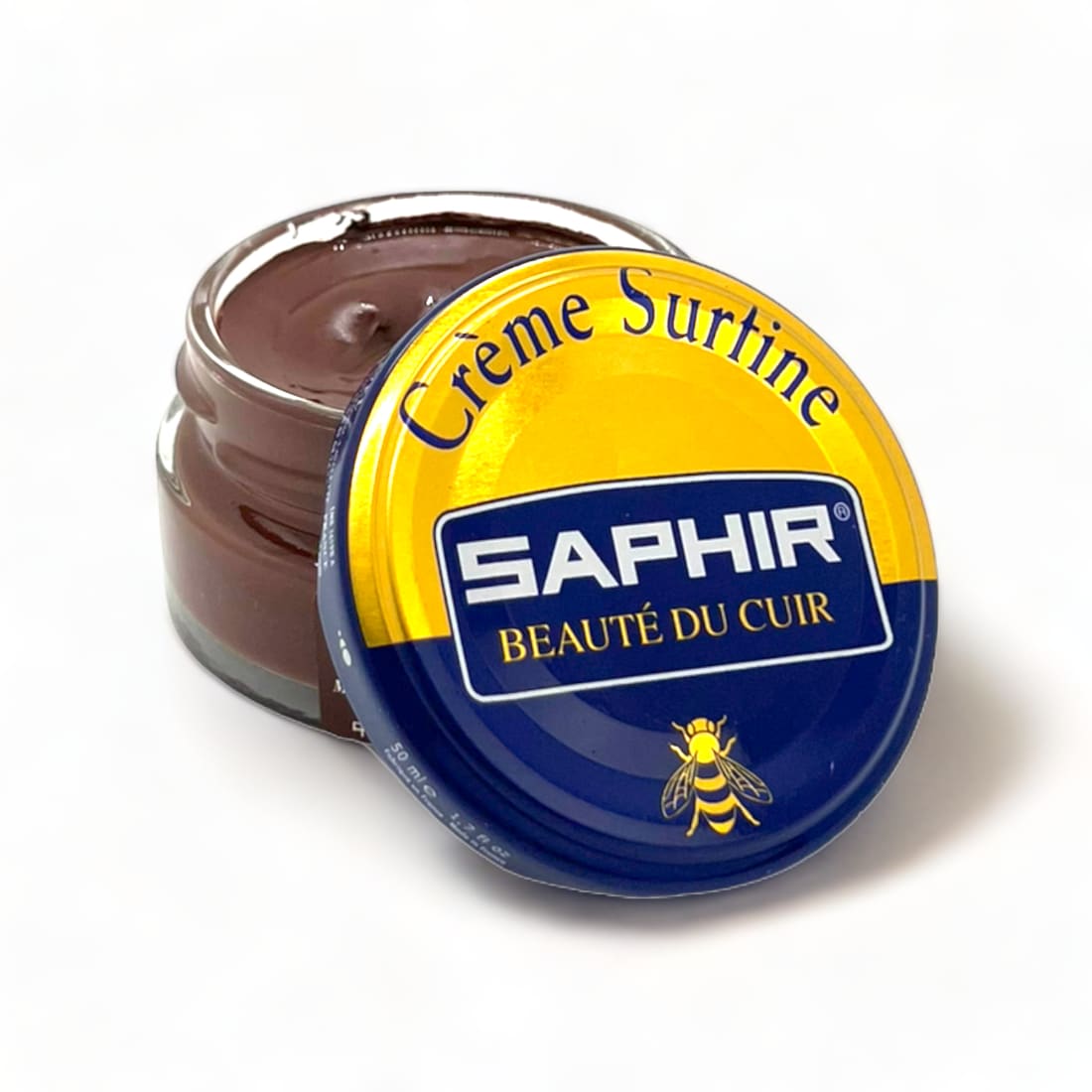 Cirage Crème Surfine Marron Moyen - Saphir - 50 ml -