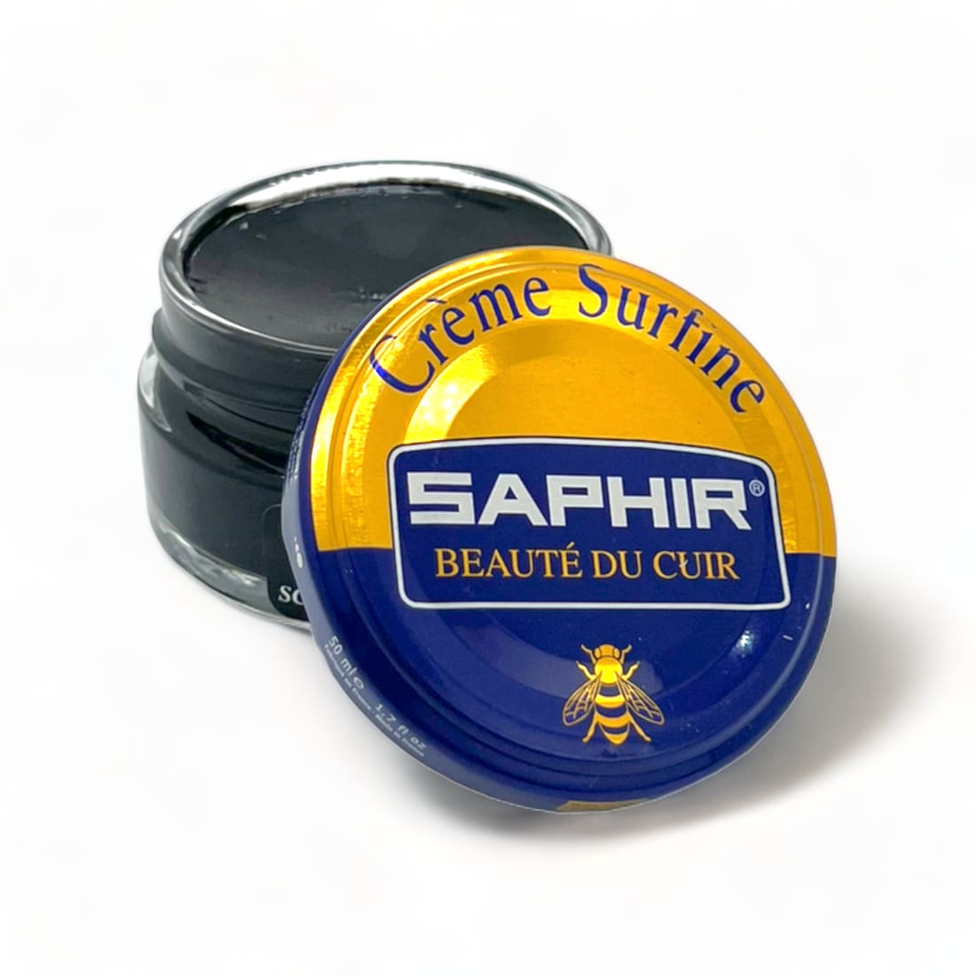 Cirage Crème Surfine Noir - Saphir - 50 ml - Accessoires