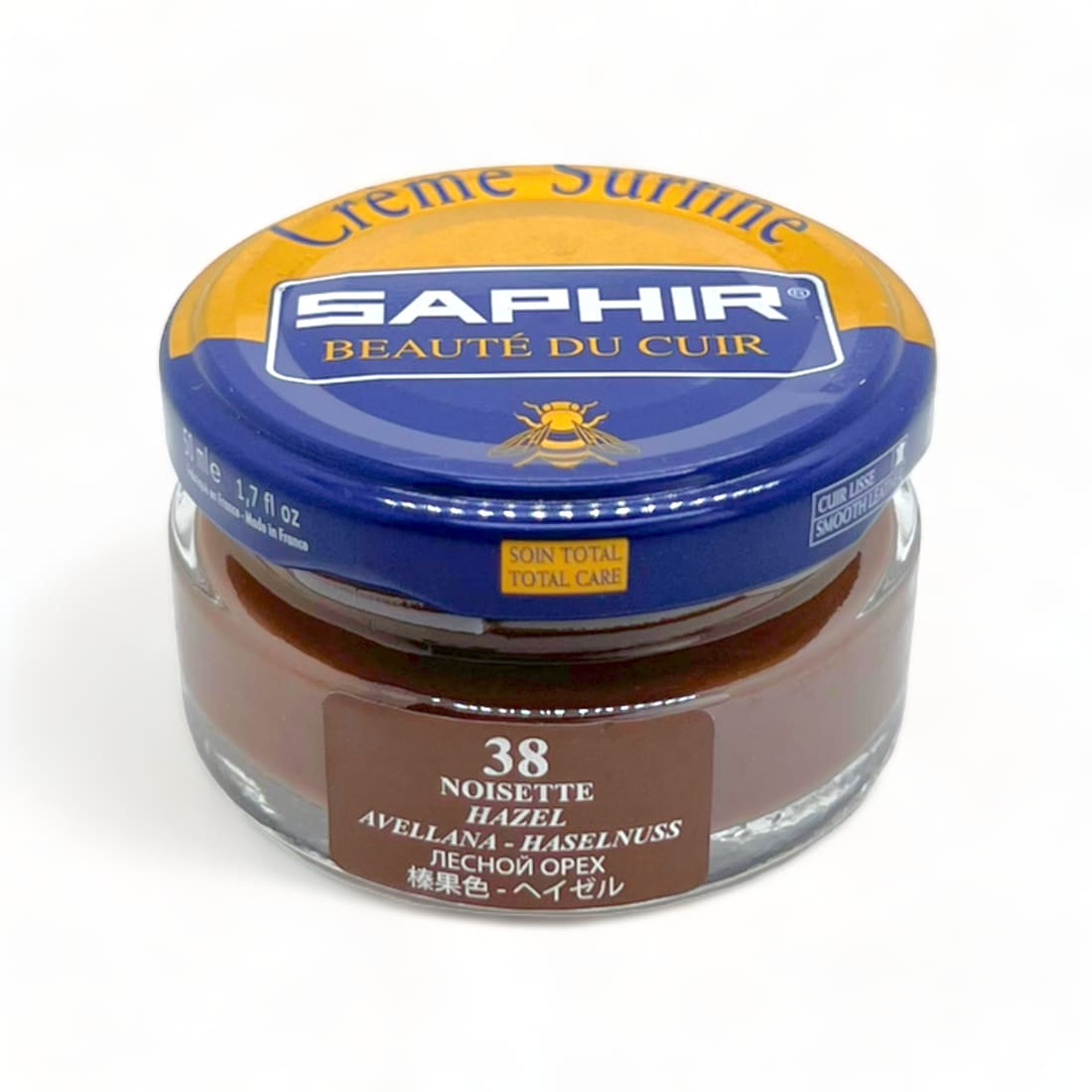 Cirage Crème Surfine Noisette - Saphir - 50 ml - Accessoires