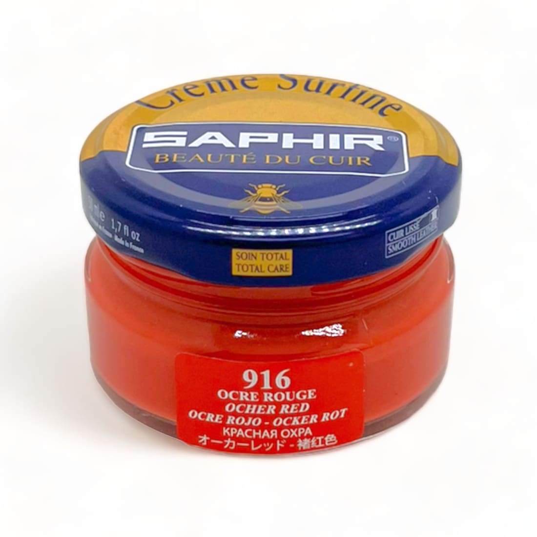 Cirage Crème Surfine Ocre Rouge - Saphir - 50 ml -