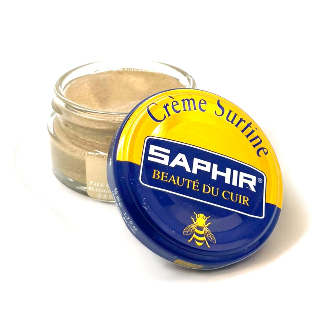 Cirage Crème Surfine Or Pâle - Saphir - 50 ml - Accessoires