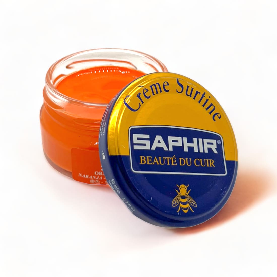 Cirage Crème Surfine Orange - Saphir - 50 ml - Accessoires