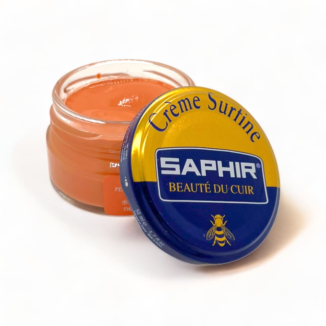 Cirage Crème Surfine Pêche - Saphir - 50 ml - Accessoires