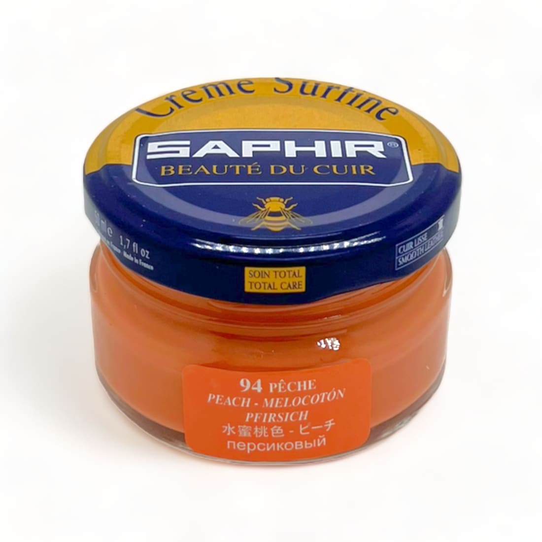 Cirage Crème Surfine Pêche - Saphir - 50 ml - Accessoires