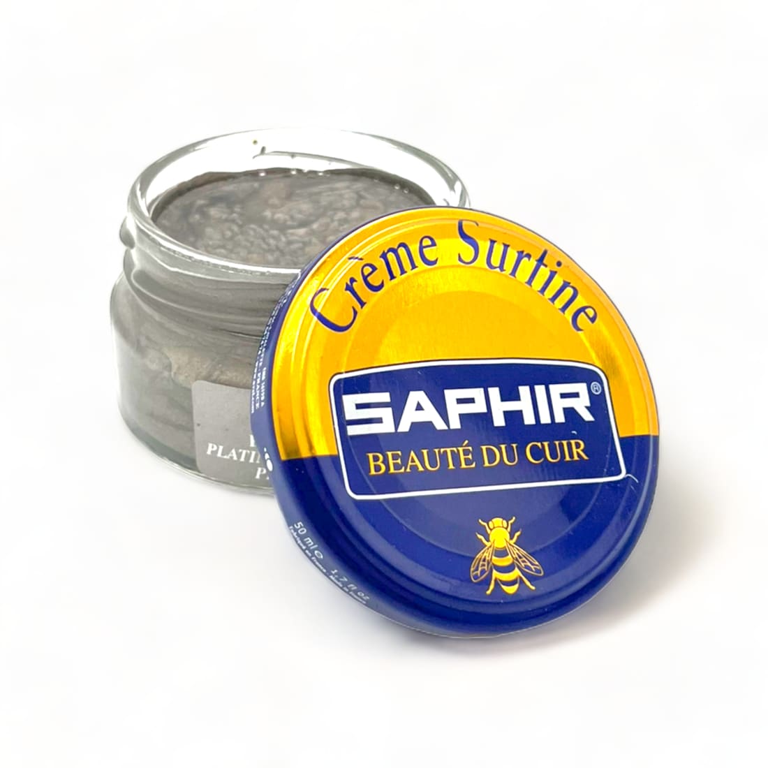 Cirage Crème Surfine Platine - Saphir - 50 ml - Accessoires