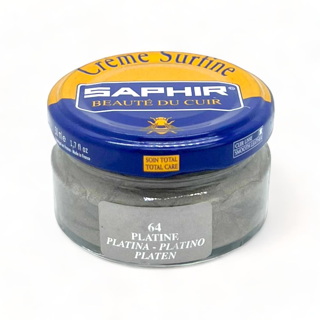 Cirage Crème Surfine Platine - Saphir - 50 ml - Accessoires