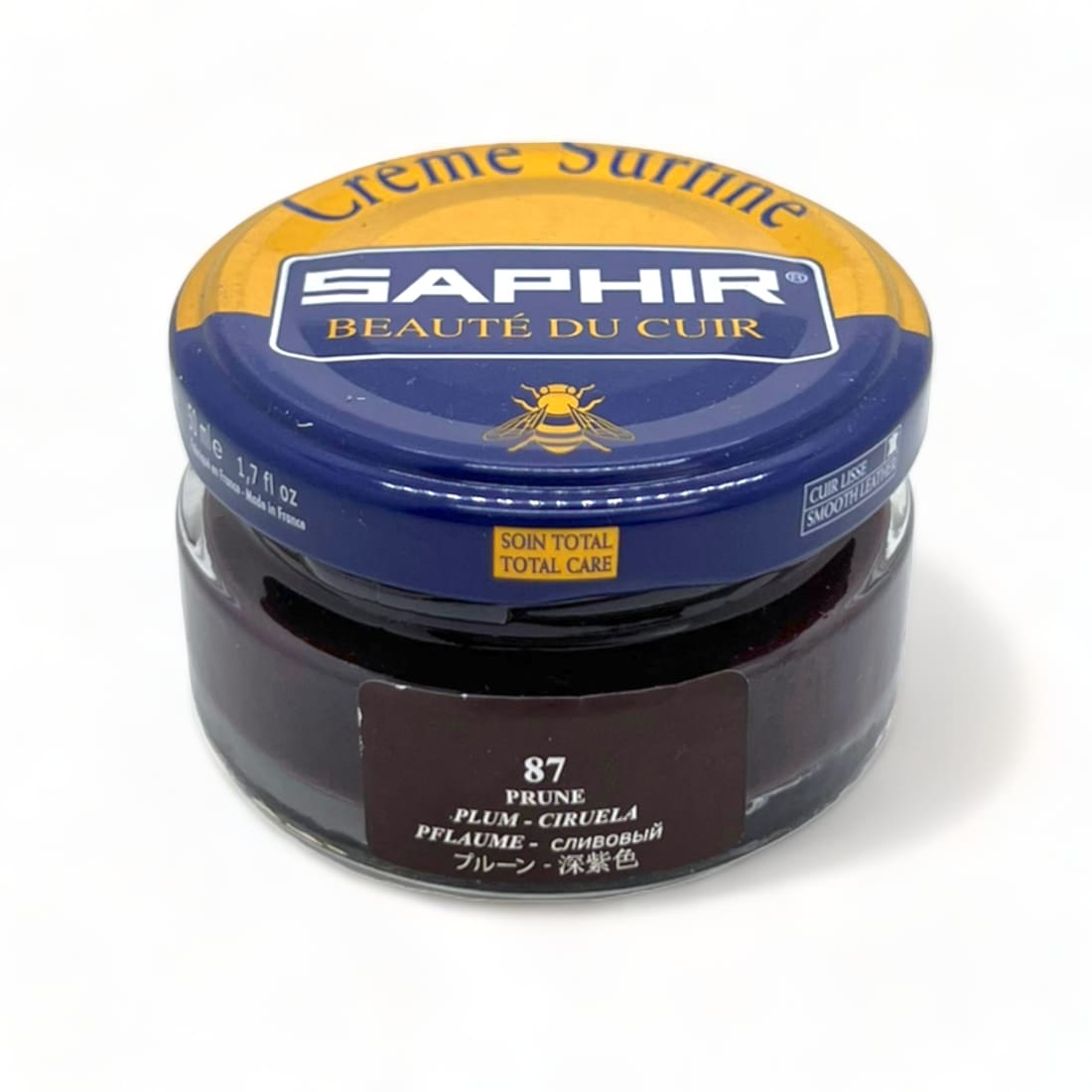 Cirage Crème Surfine Prune - Saphir - 50 ml - Accessoires