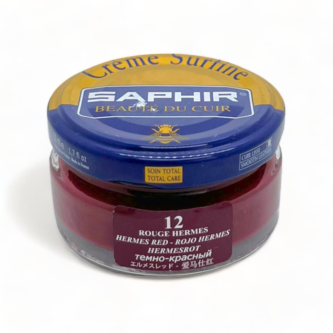 Cirage Crème Surfine Rouge Hermès - Saphir - 50 ml -