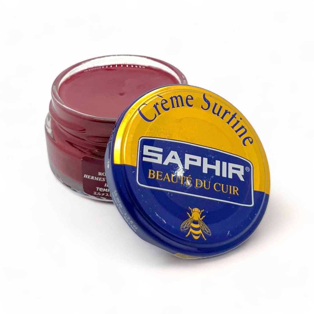 Cirage Crème Surfine Rouge Hermès - Saphir - 50 ml -