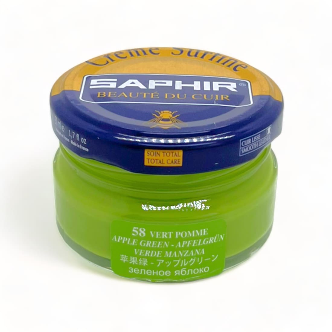 Cirage Crème Surfine Vert Pomme - Saphir - 50 ml -