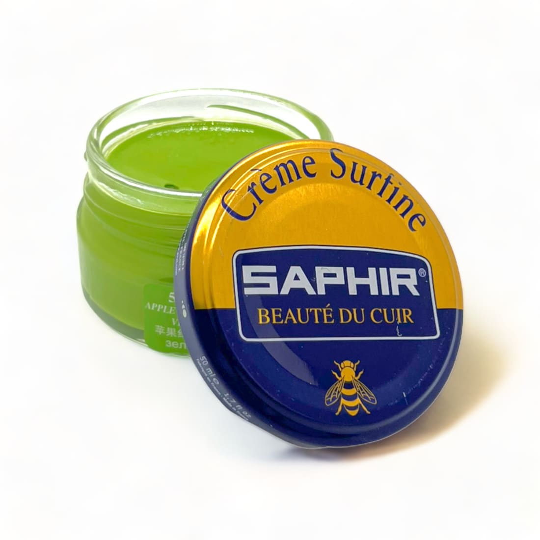 Cirage Crème Surfine Vert Pomme - Saphir - 50 ml -