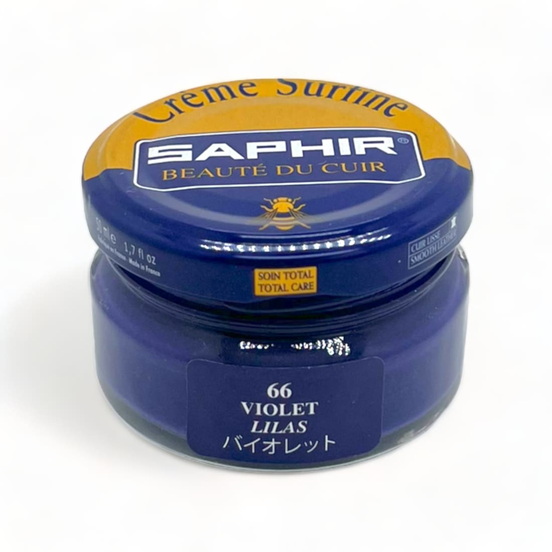 Cirage Crème Surfine Violet - Saphir - 50 ml - Accessoires