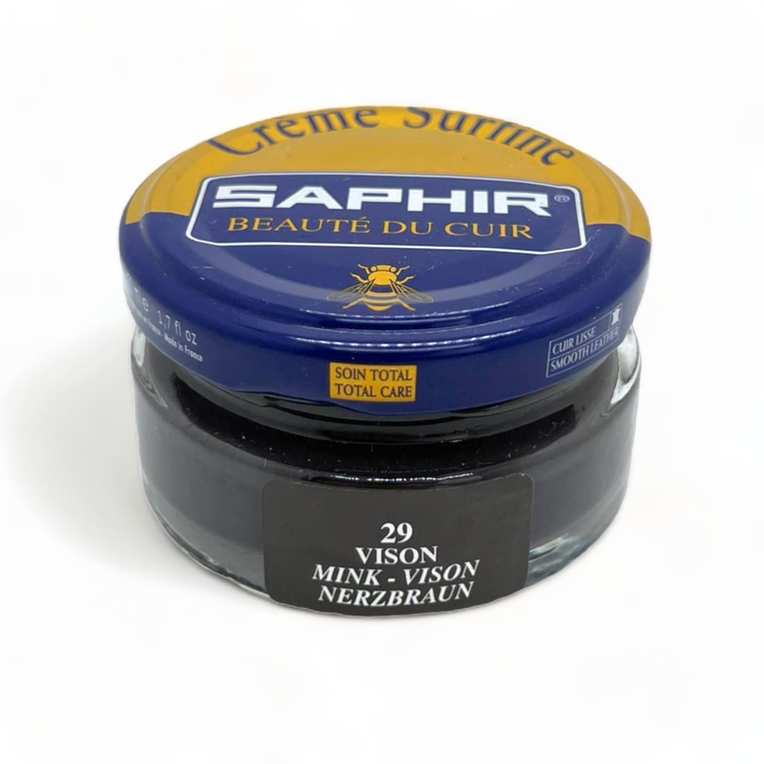 Cirage Crème Surfine Vison - Saphir - 50 ml - Accessoires