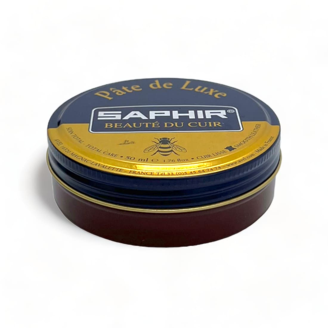 Cirage pâte de luxe Acajou - Saphir - 50 ml - Accessoires