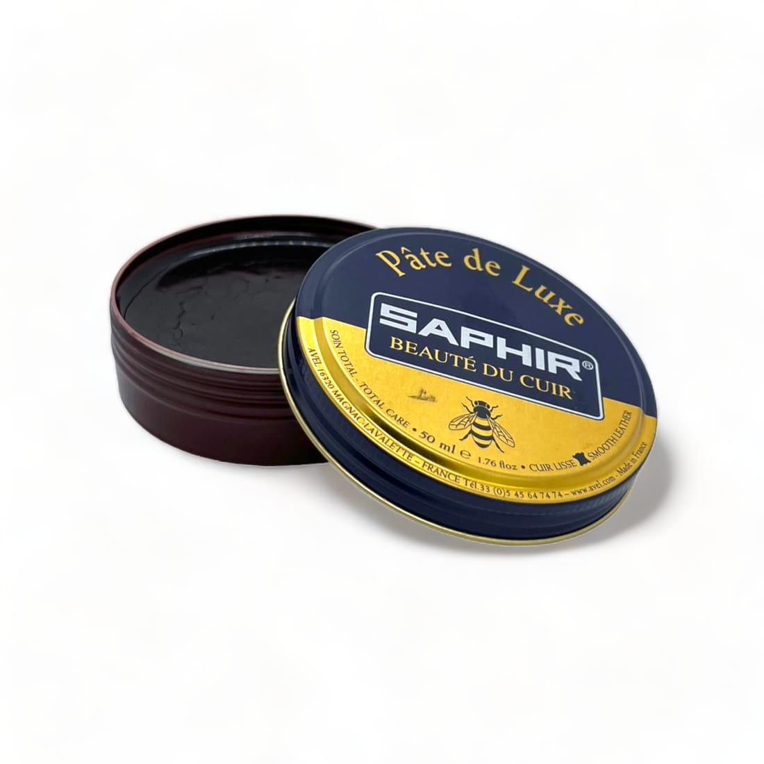 Cirage pâte de luxe Acajou - Saphir - 50 ml - Accessoires