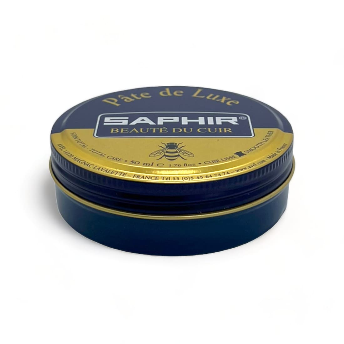 Cirage pâte de luxe Bleu Marine - Saphir - 50 ml -