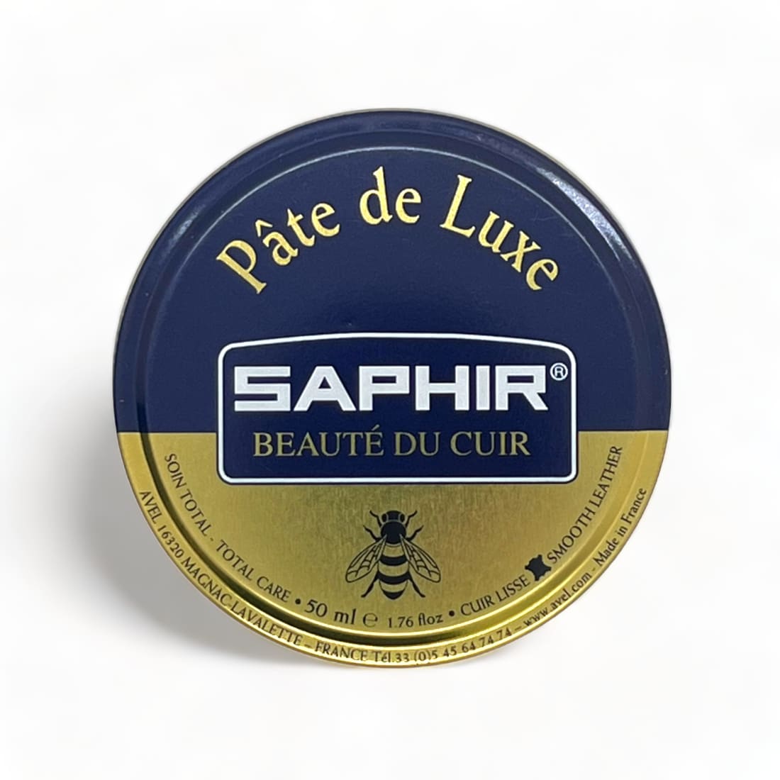 Cirage pâte de luxe Bleu Marine - Saphir - 50 ml -