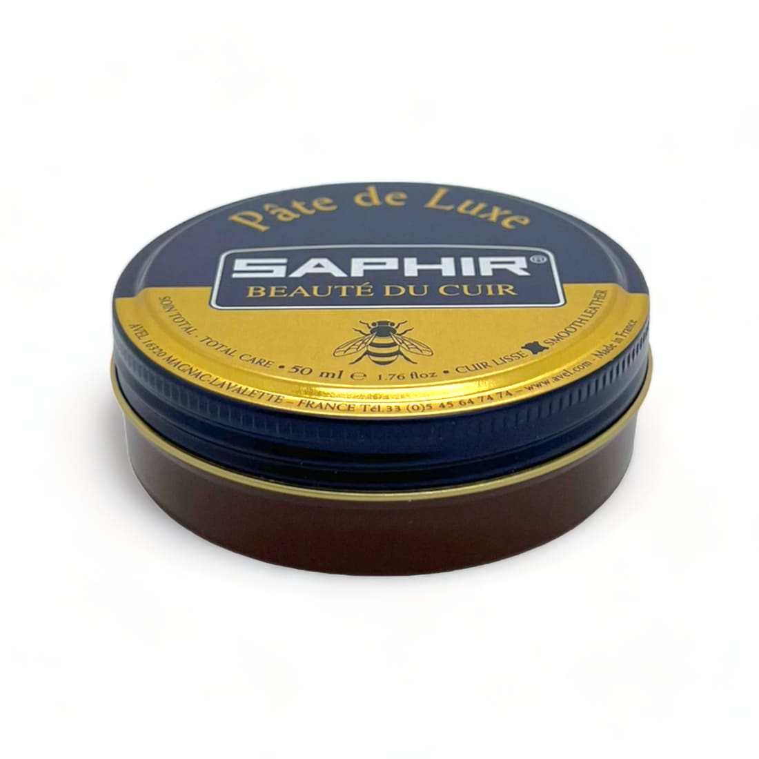 Cirage pâte de luxe Bordeaux - Saphir - 50 ml - Accessoires