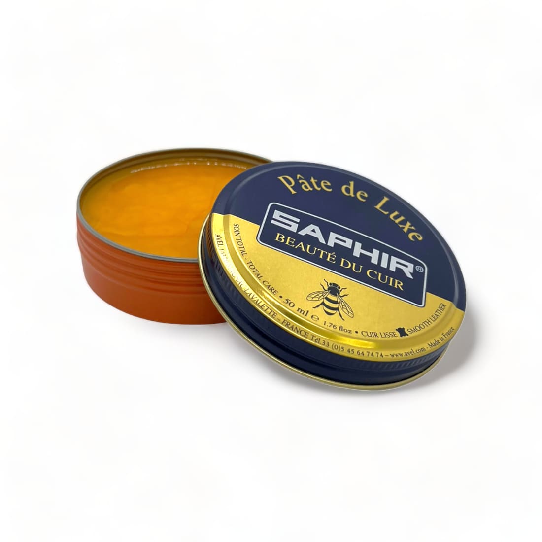 Cirage pâte de luxe Jaune Cire - Saphir - 50 ml -