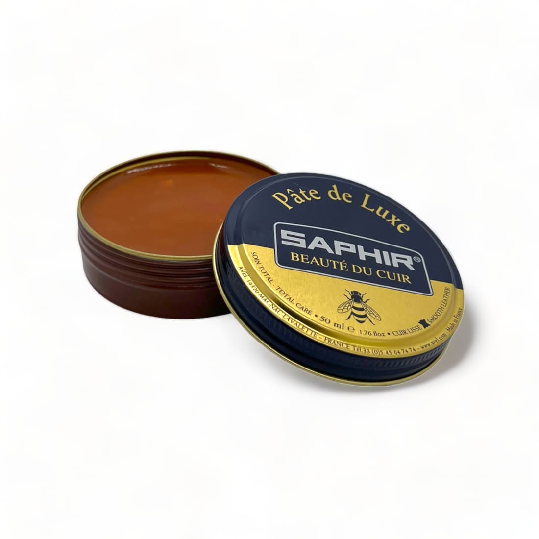 Cirage pâte de luxe Marron Clair - Saphir - 50 ml -