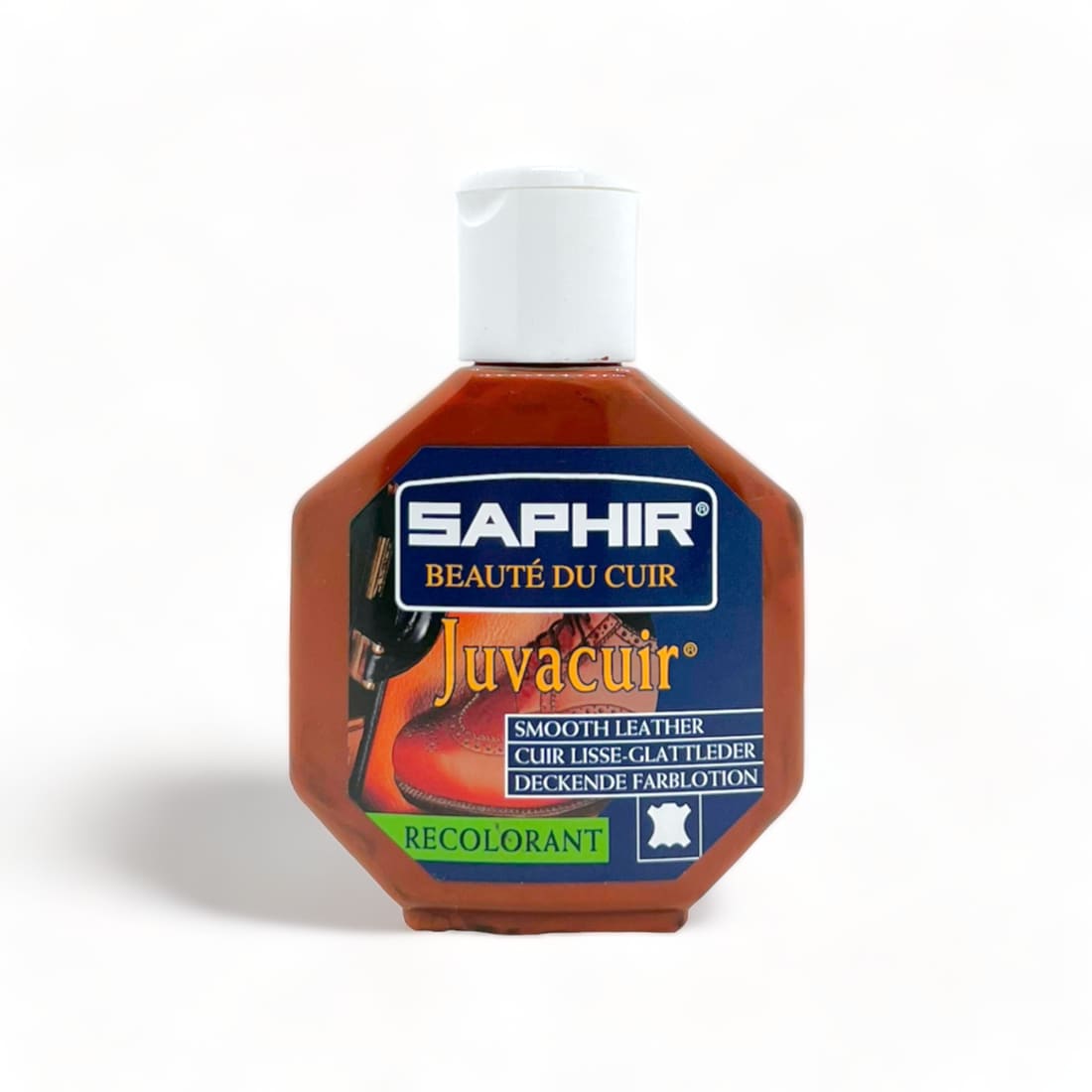 Cirage recolorant Juvacuir Cognac - Saphir - 75 ml -