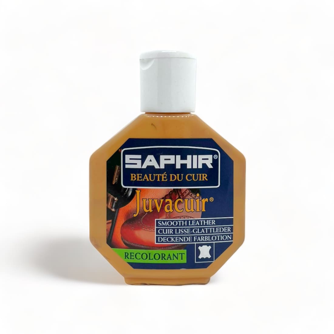 Cirage recolorant Juvacuir Cuir Naturel - Saphir - 75 ml -