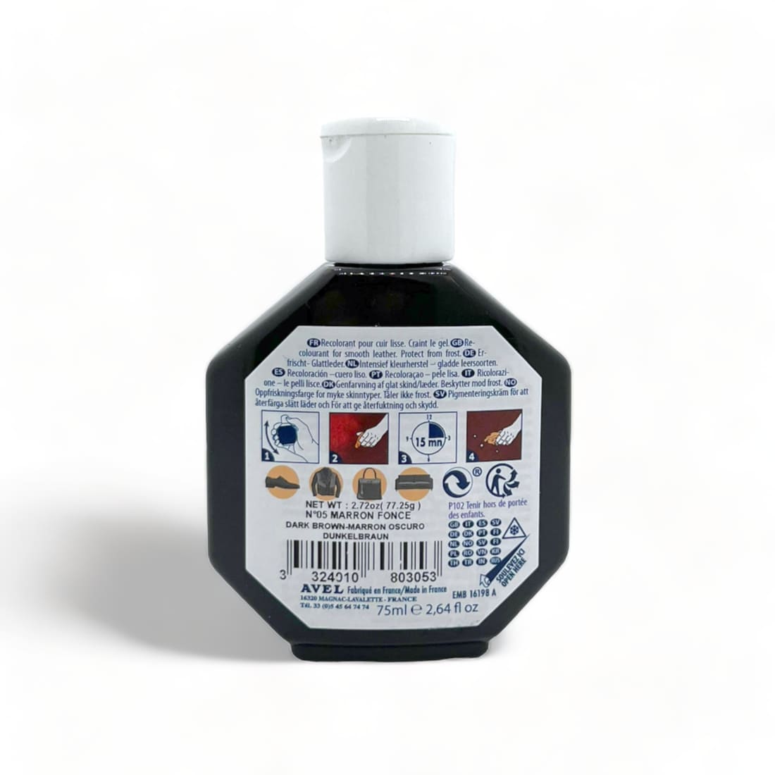 Cirage recolorant Juvacuir Marron Foncé - Saphir -