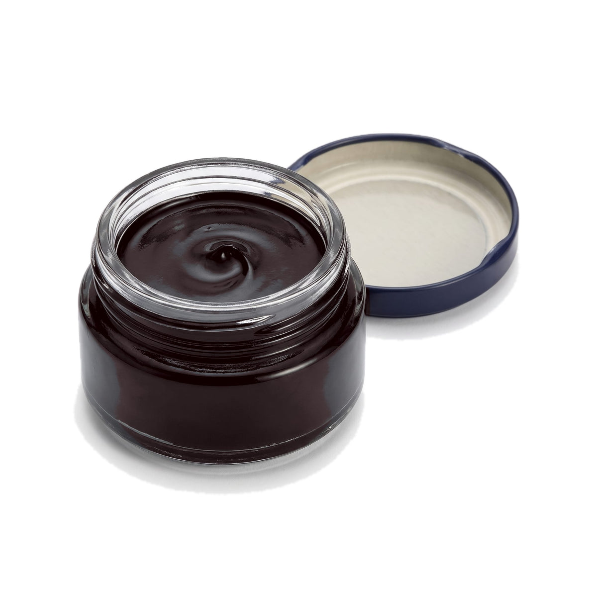 Crème Cordovan Saphir Cordovan, pot ouvert, crème visible