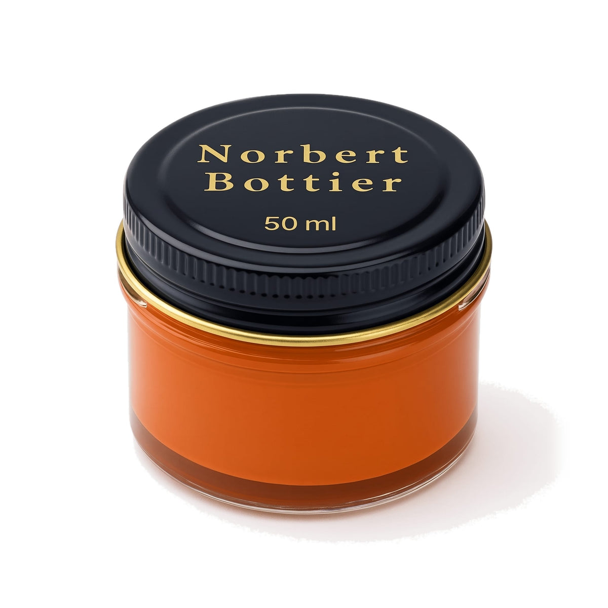 Crème de cirage cognac Norbert Bottier, pot en verre de 50 ml